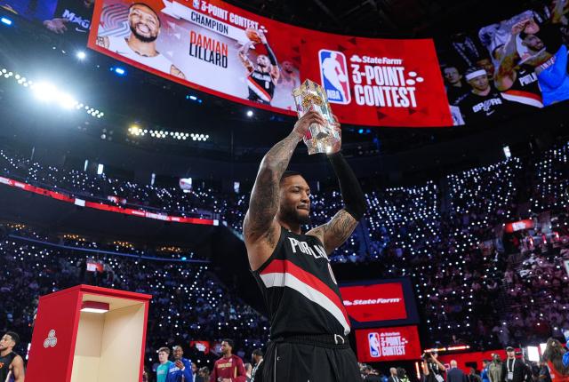 世界杯注册-三分大赛夺冠上演完美回归!“利拉德时间”从未走远